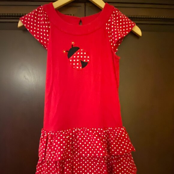 Gymboree Other - Gymboree Red Dress with Ladybug Design - Size 9